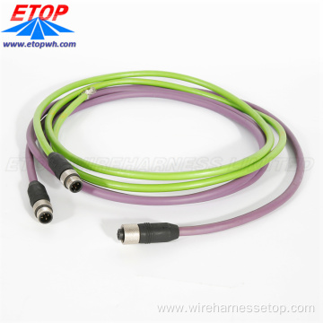 M8 M12 Extension Sensor Cable Assembly